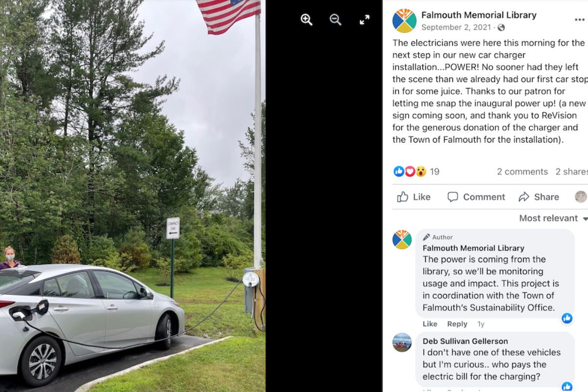 Free and Cheap EV Charging in Southern Maine