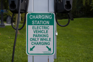 free cheap ev charging sign