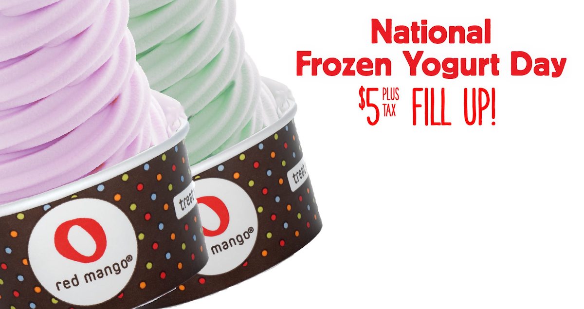 National Frozen Yogurt Day in Maine