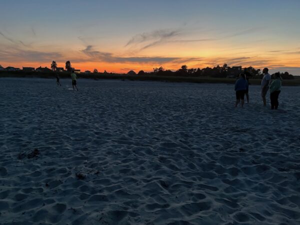 beach at sunset