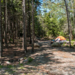 Blackwoods Campground in Acadia National Park in Maine, United States