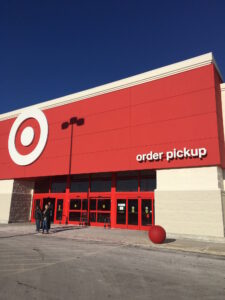exterior of target store