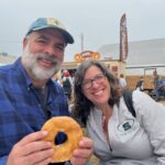 bill and leah at the fryeburg fair maine