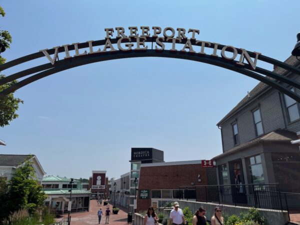 freeport village station sign