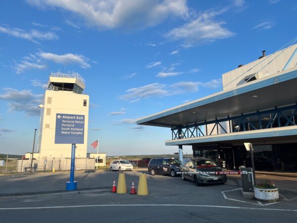 What You Need To Know About Flights To Portland Maine   Portland Maine Jetport Control Tower 600x450 