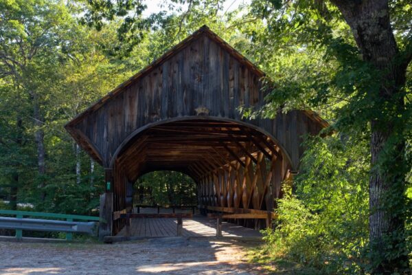 Artists bridge at sunday river, bethel newry Maine.