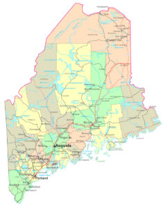 Map of Southern Maine - Southern Maine on the Cheap