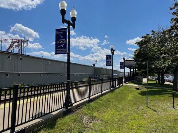 old orchard beach train station where amtrak downeaster stops