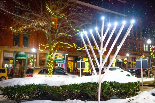 menorah in biddeford maine