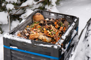 compost bin in winter low res