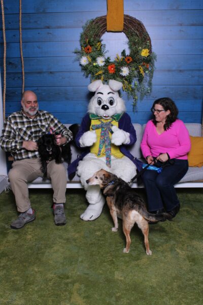 outtakes pics with easter bunny maine mall 2024