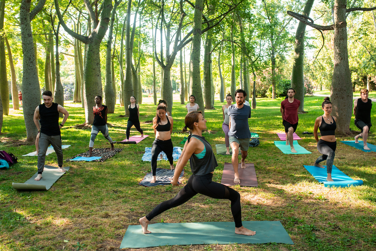 Outdoor and Art Museum Yoga in Maine