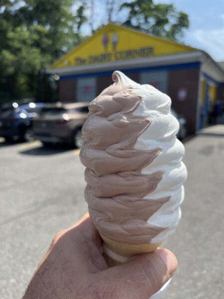 A cone From the Dairy Corner