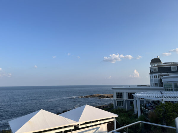 The terrace restaurant at the Cliff House