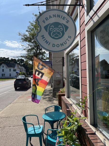 Exterior of Frannie's Mini Donuts