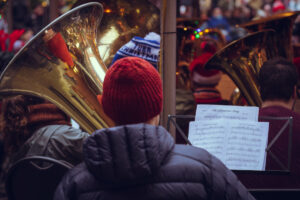 Tuba concert in New York City.