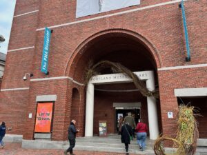 Exterior of the Portland Museum of Art in Portland maine.