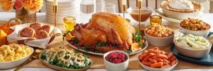 Thanksgiving table.